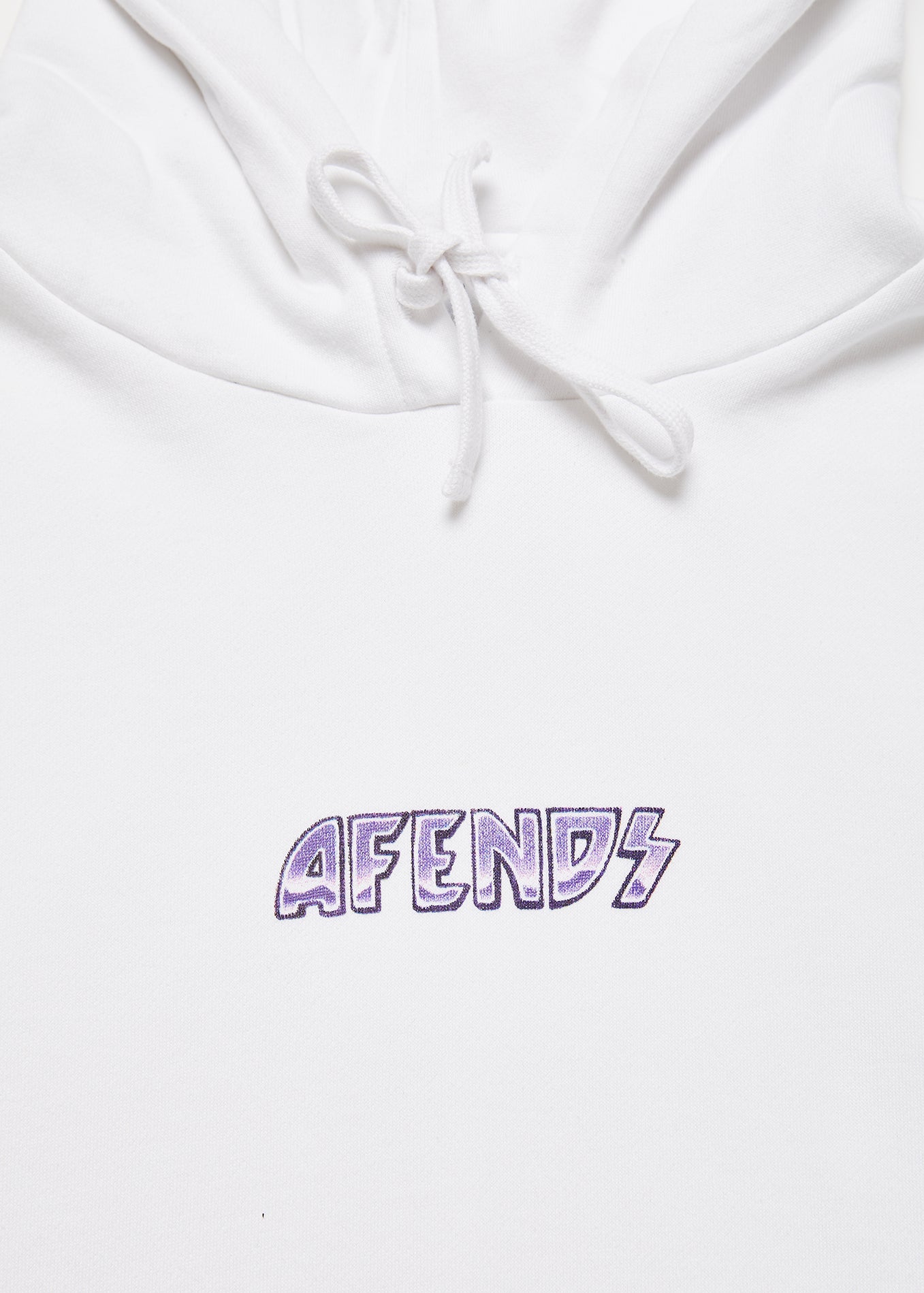 BNWT - Afends Pearly Hemp Pull On Hood / White