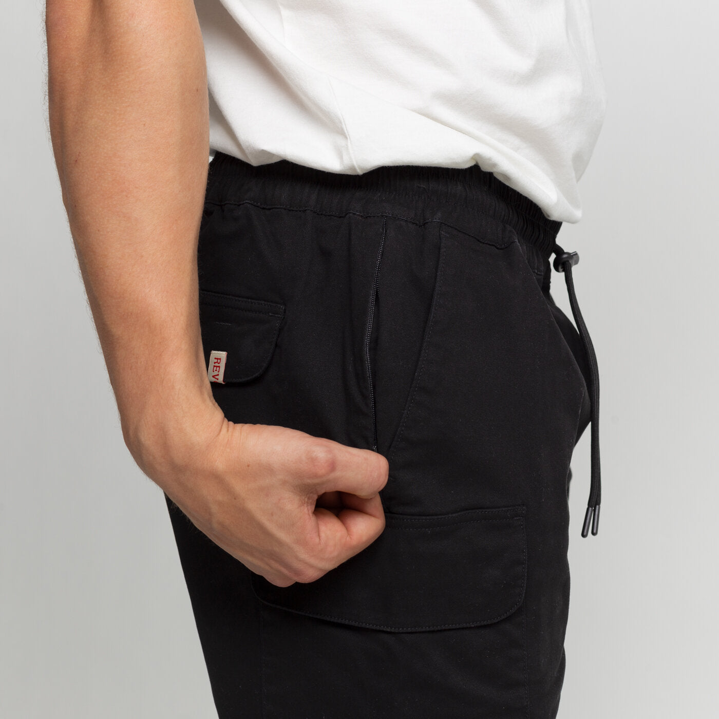 BNWT - Revolution Cargo Shorts / Black