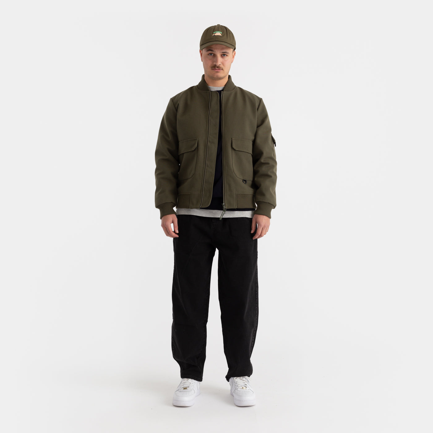 BNWT - Revolution Utility Bomber / Army Green