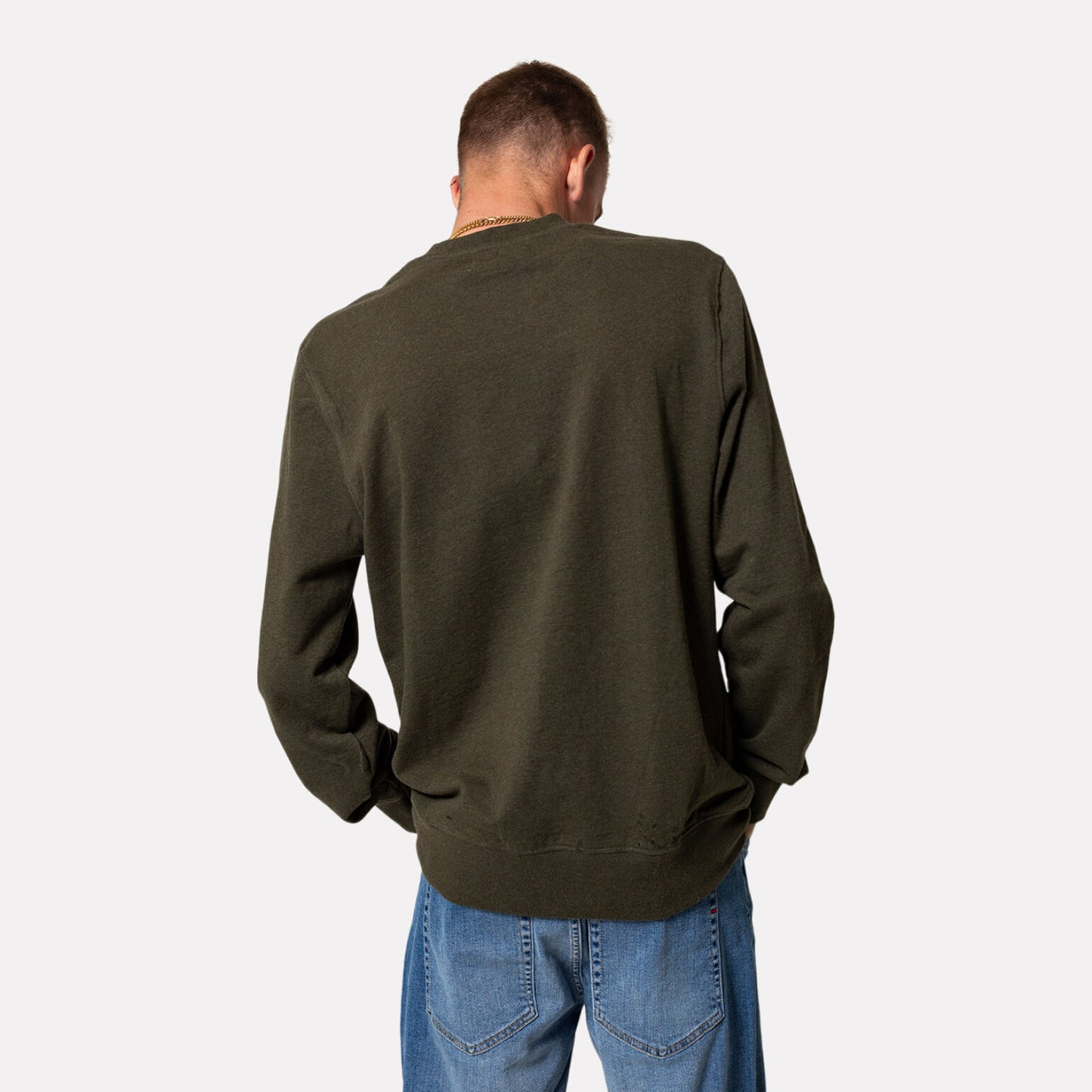 BNWT - Revolution Evergreen Crewneck / Army Green