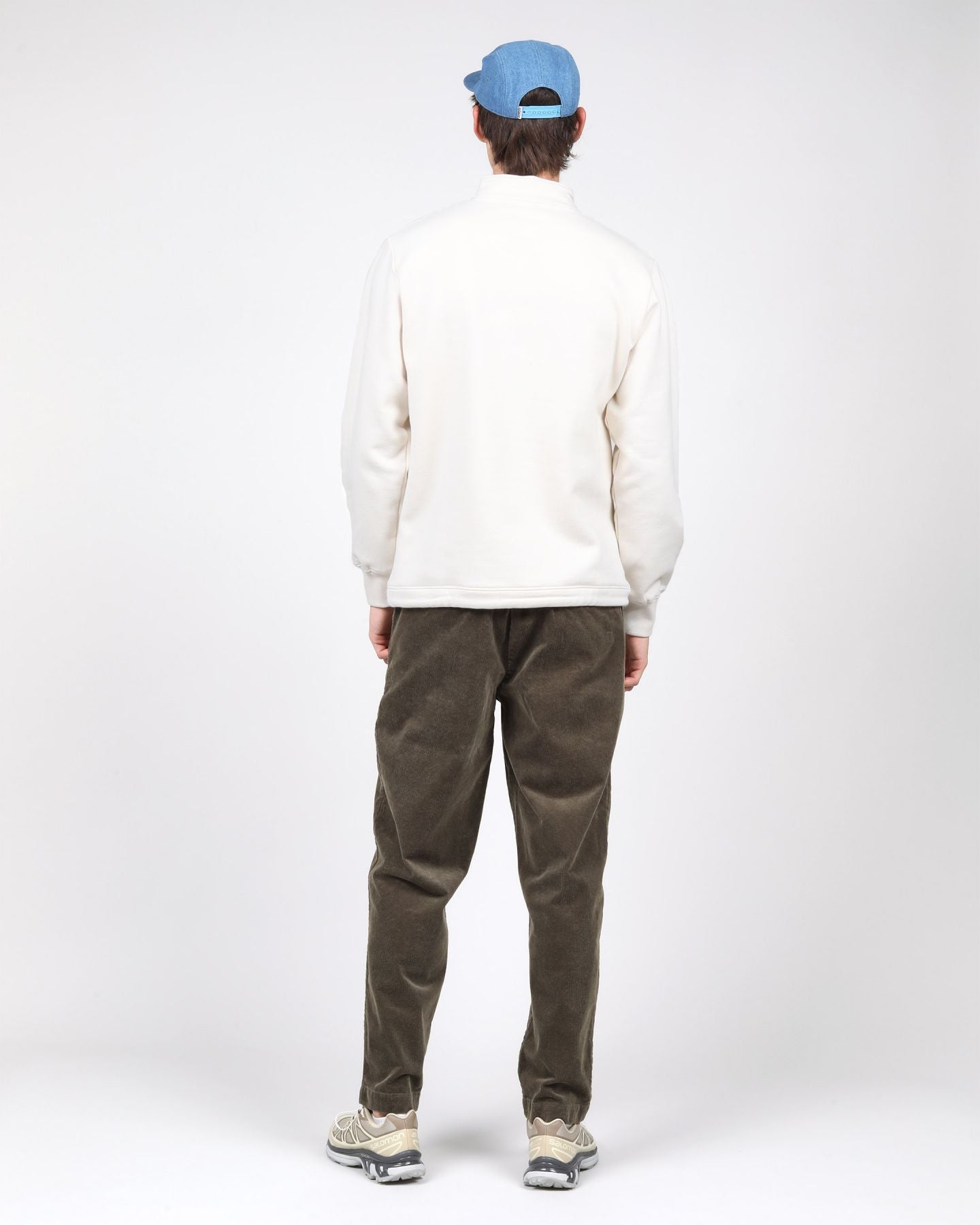 NWT - Wemoto Mountain Troyer Half Zip Sweatshirt / Natural