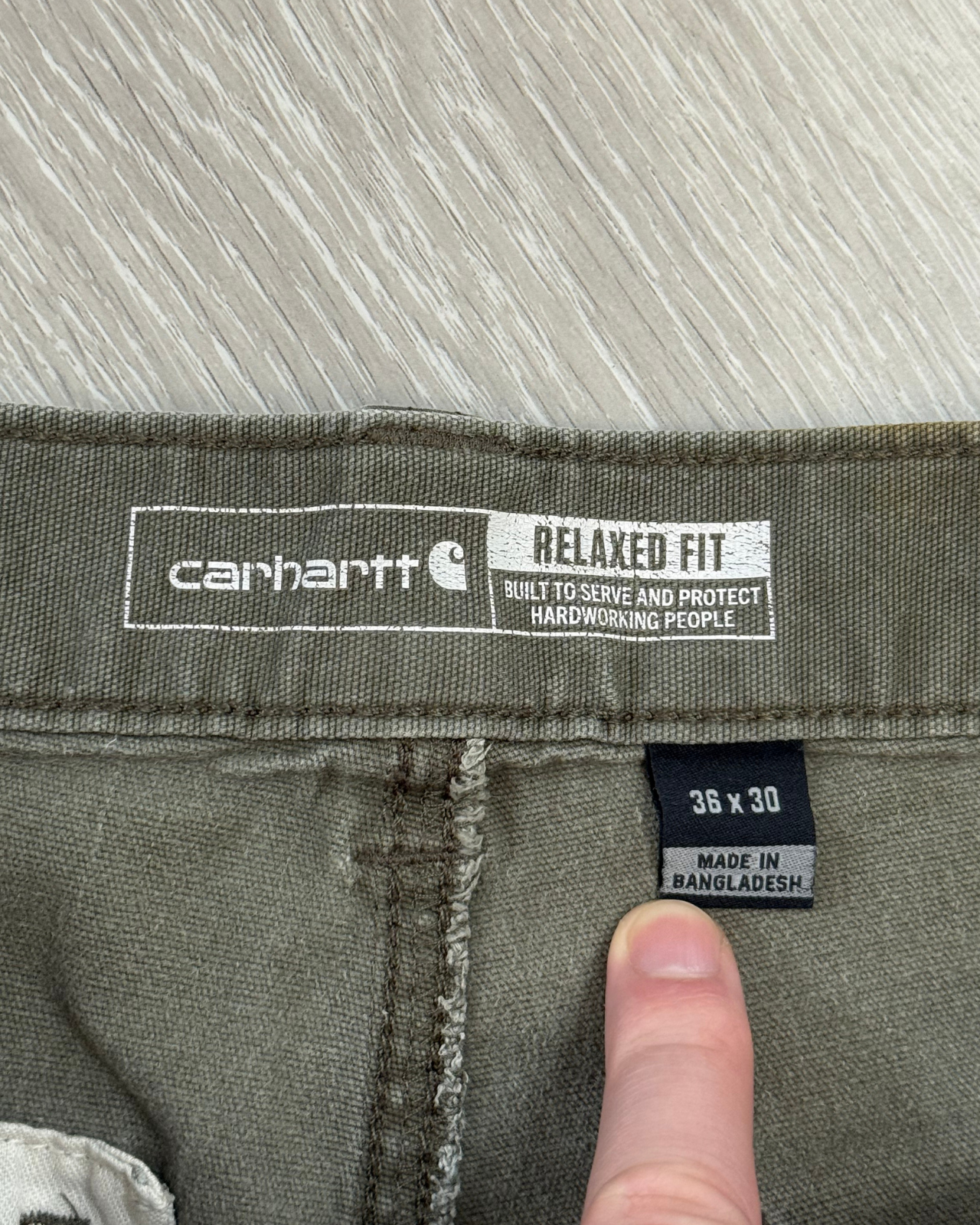 
                  
                    Carhartt Distressed Double Knee Utility Work Pants - Size 36x29
                  
                