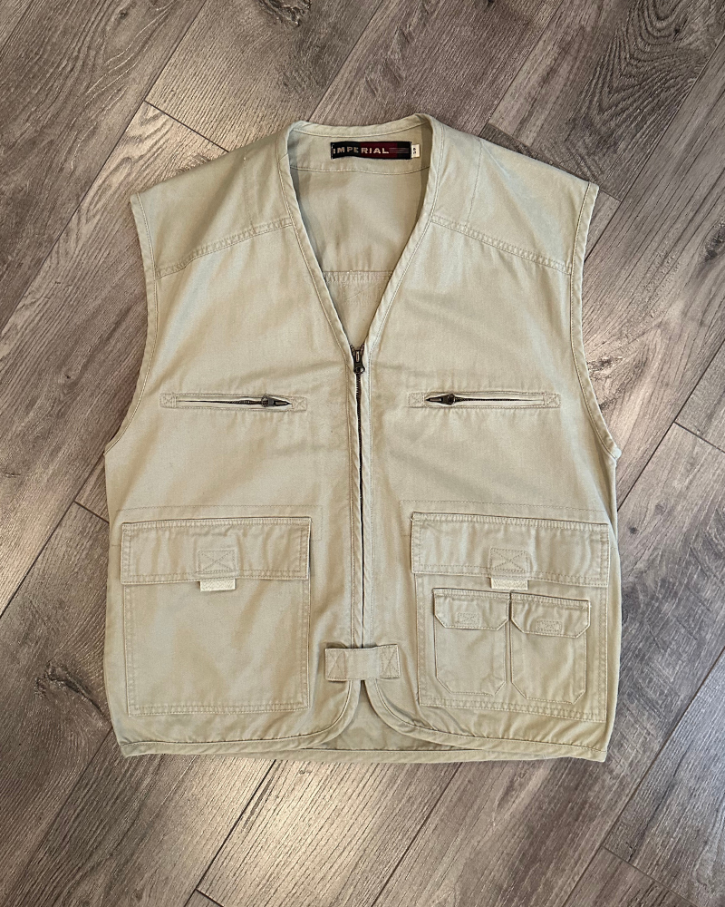 Vintage Imperial Utility Fly Fishing Vest - Size S
