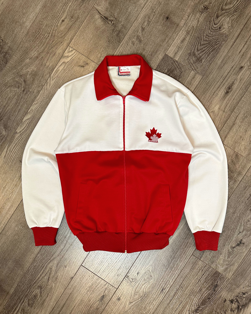 Vintage 80's Canada Foot Locker Track Jacket - Size L