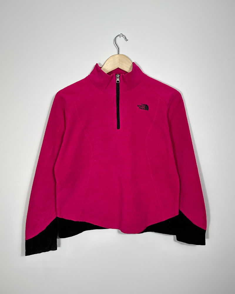 Vintage The North Face Women's Long Sleeve 1/4 Zip Fleece - Size XS