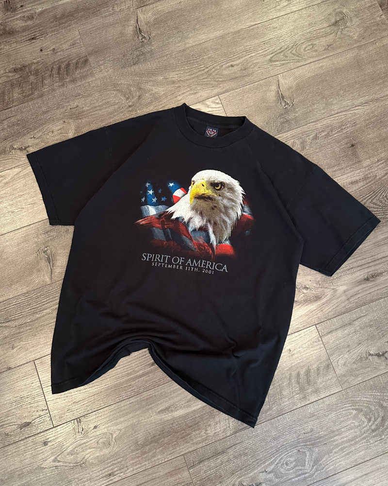 Vintage 9/11 Spirit of America T-Shirt - Size XL