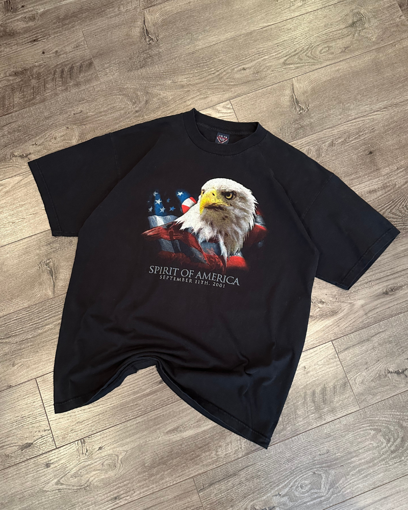 
                  
                    Vintage 9/11 Spirit of America T-Shirt - Size XL
                  
                