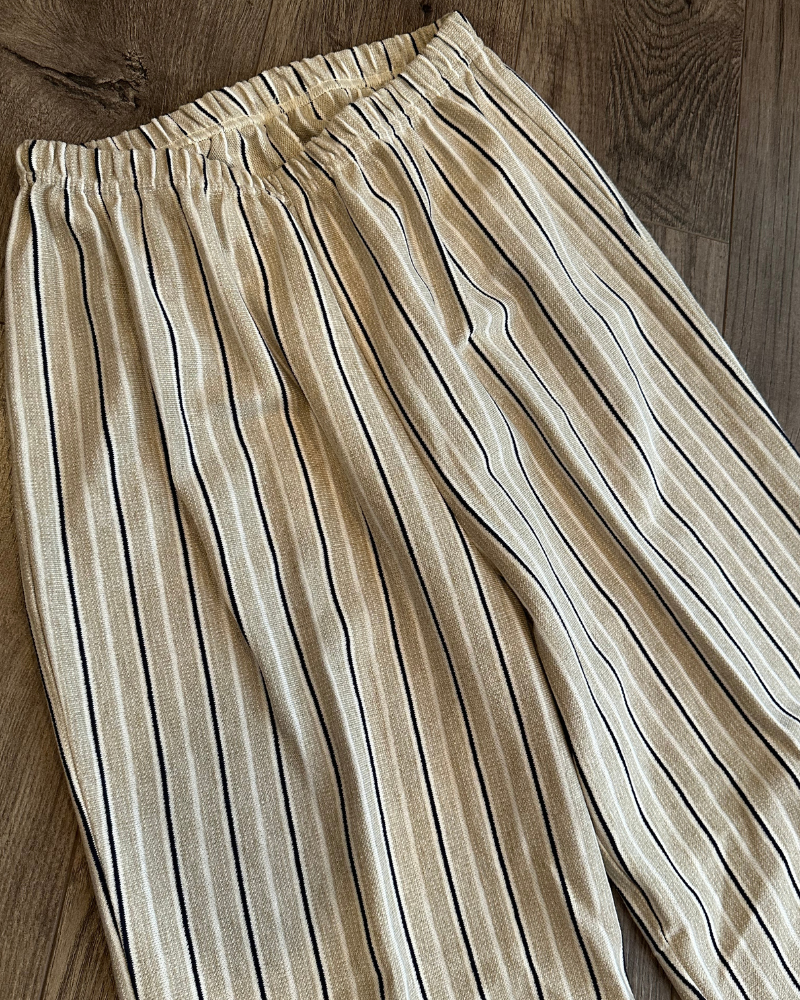 Silver Striped Pants -  Canada
