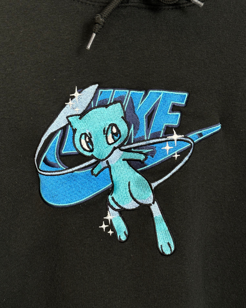 
                  
                    Noralache Custom Shiny Mew Pokemon Nike Hoodie - Size XL
                  
                