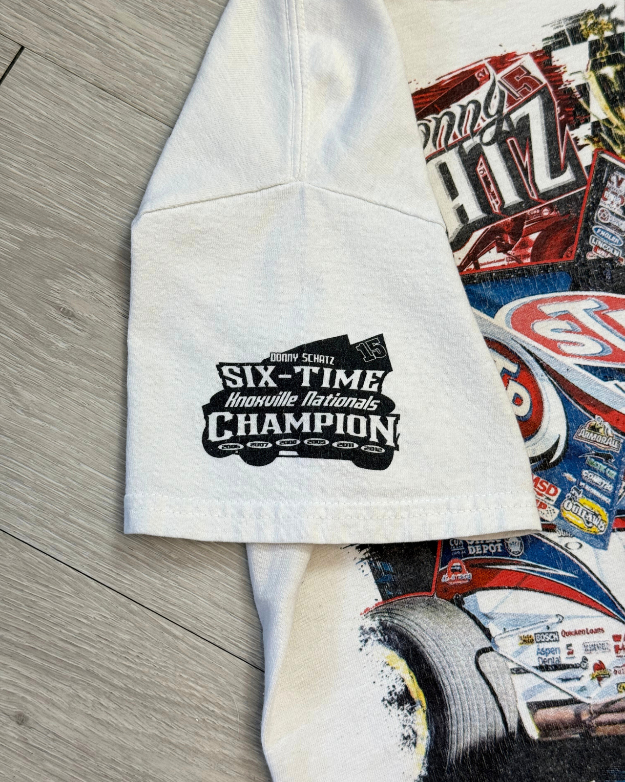 
                  
                    '12 Donny Schatz Six-Time Knoxville Nationals Champion Sprint Car T-Shirt - Size S
                  
                
