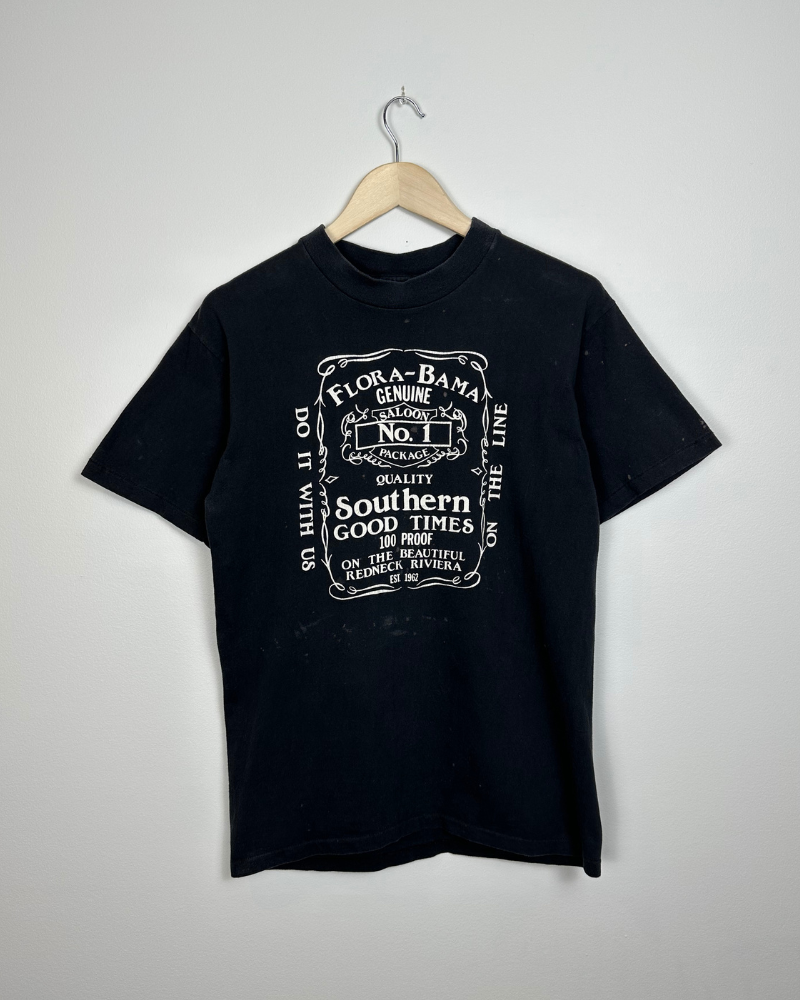 Vintage Flora-Bama Jack Daniels Spoof T-Shirt - Size L
