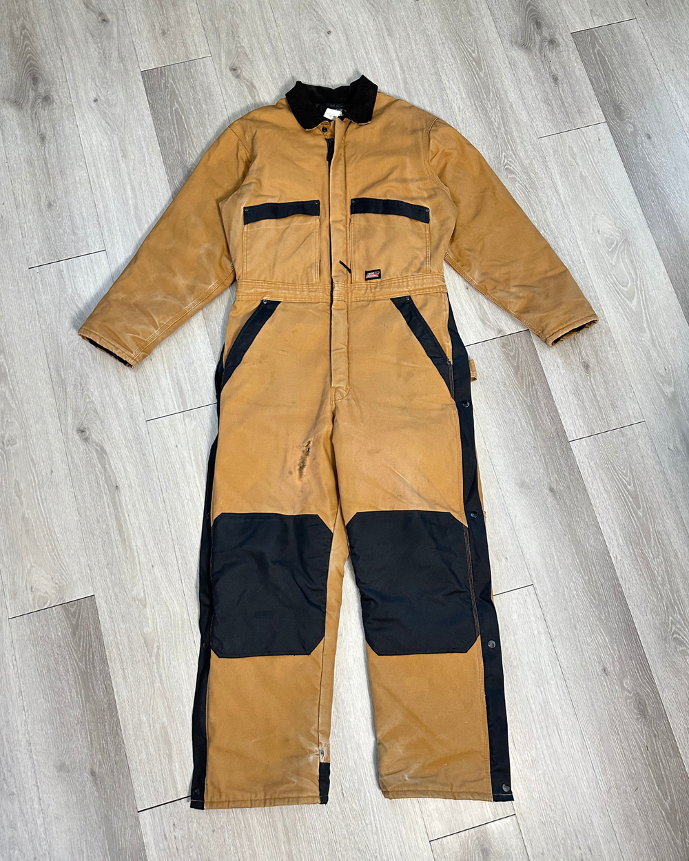 Dickies Insulated Quilted Coveralls Work Suit - Size L