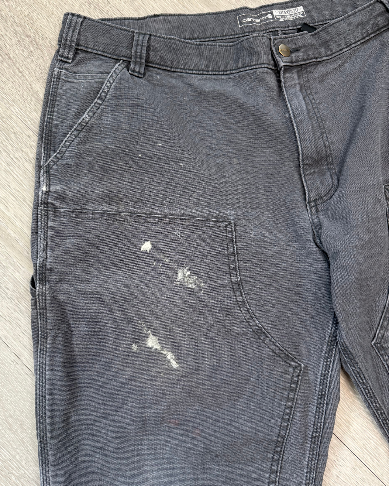 
                  
                    Carhartt Duck Double Knee Utility Carpenter Pants - Size 41x29
                  
                
