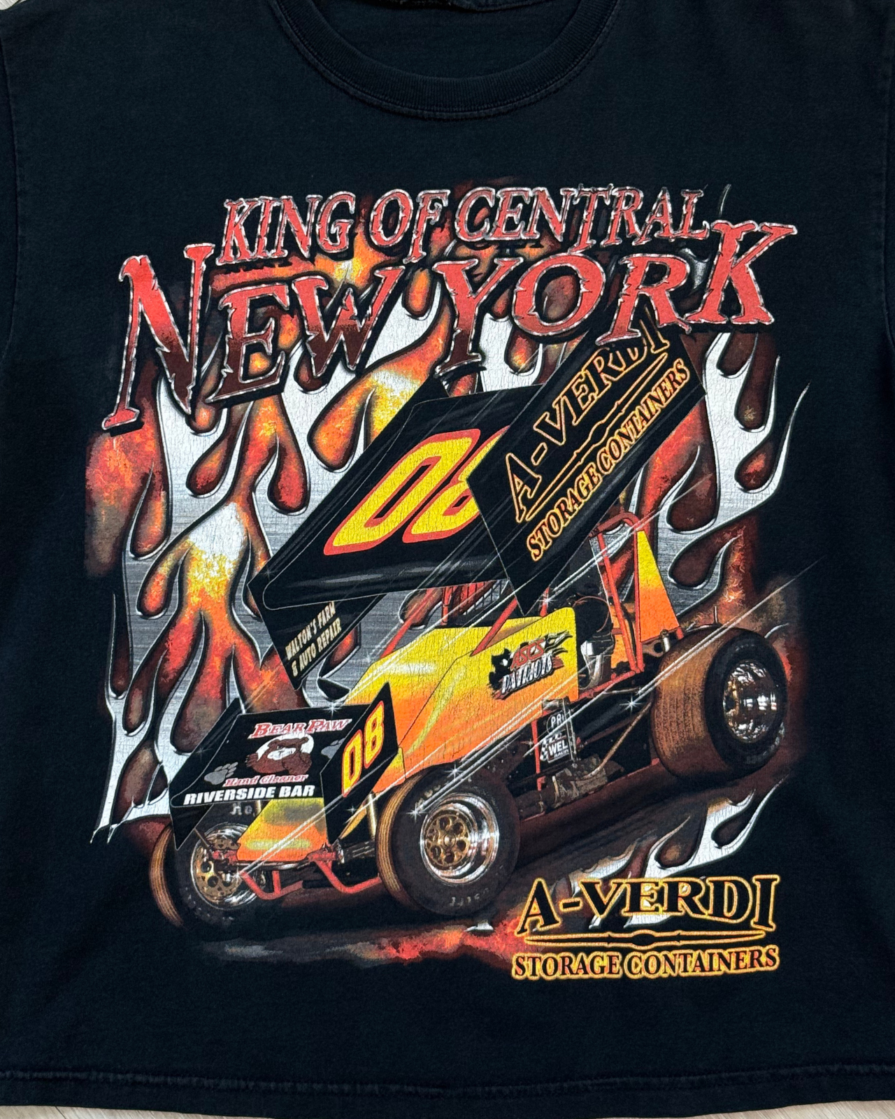 
                  
                    Rare '08 King of Central New York Sprint Car T-Shirt - Size S
                  
                