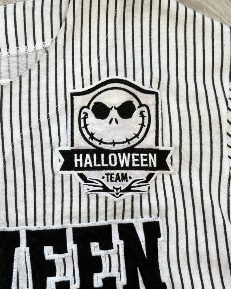 
                  
                    Disney Nightmare Before Christmas Halloween Town Skellington #0 Baseball Jersey - Size XXL
                  
                