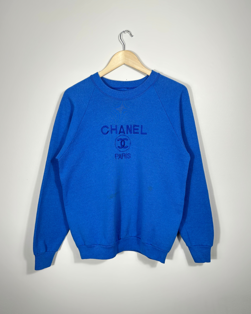 Vintage bootleg chanel sweatshirt best sale