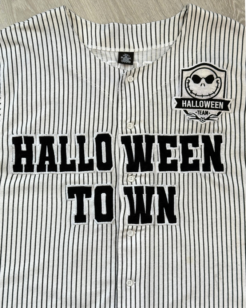 
                  
                    Disney Nightmare Before Christmas Halloween Town Skellington #0 Baseball Jersey - Size XXL
                  
                