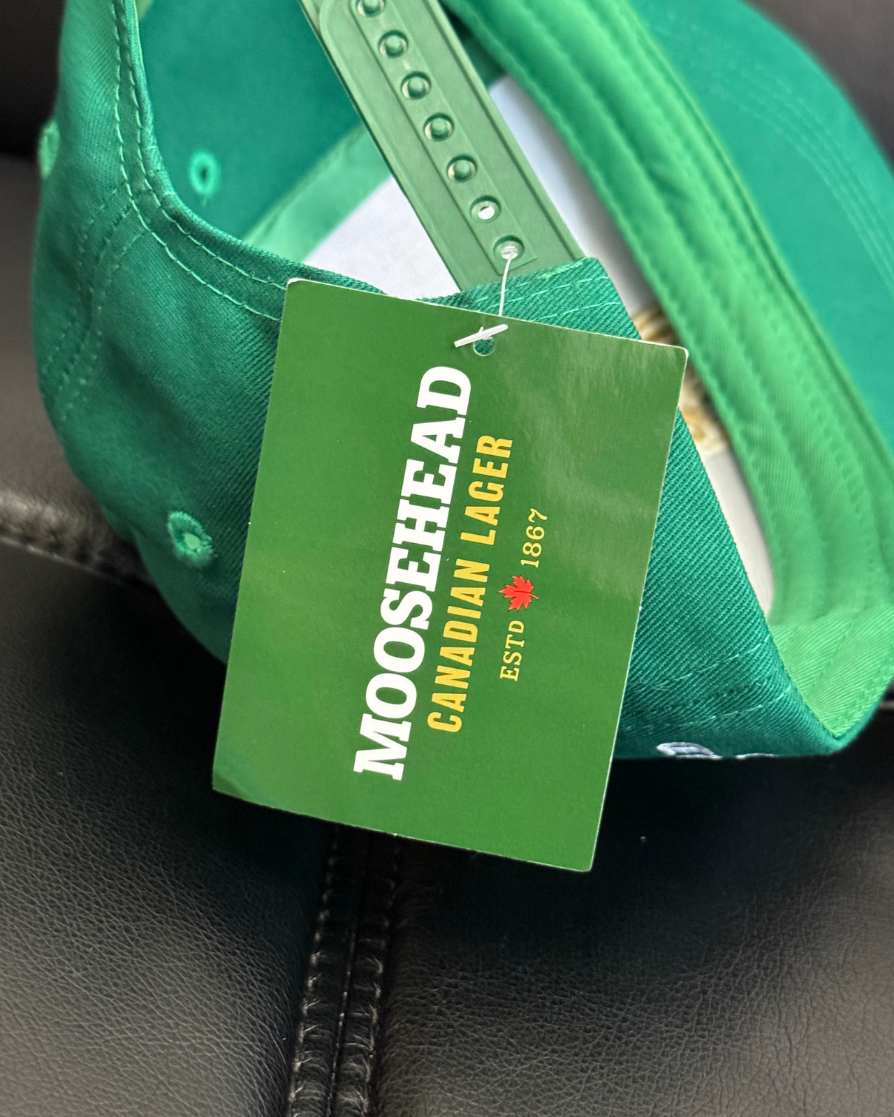 
                  
                    NWT - Moosehead Lager Beer Promo Snapback Hat
                  
                