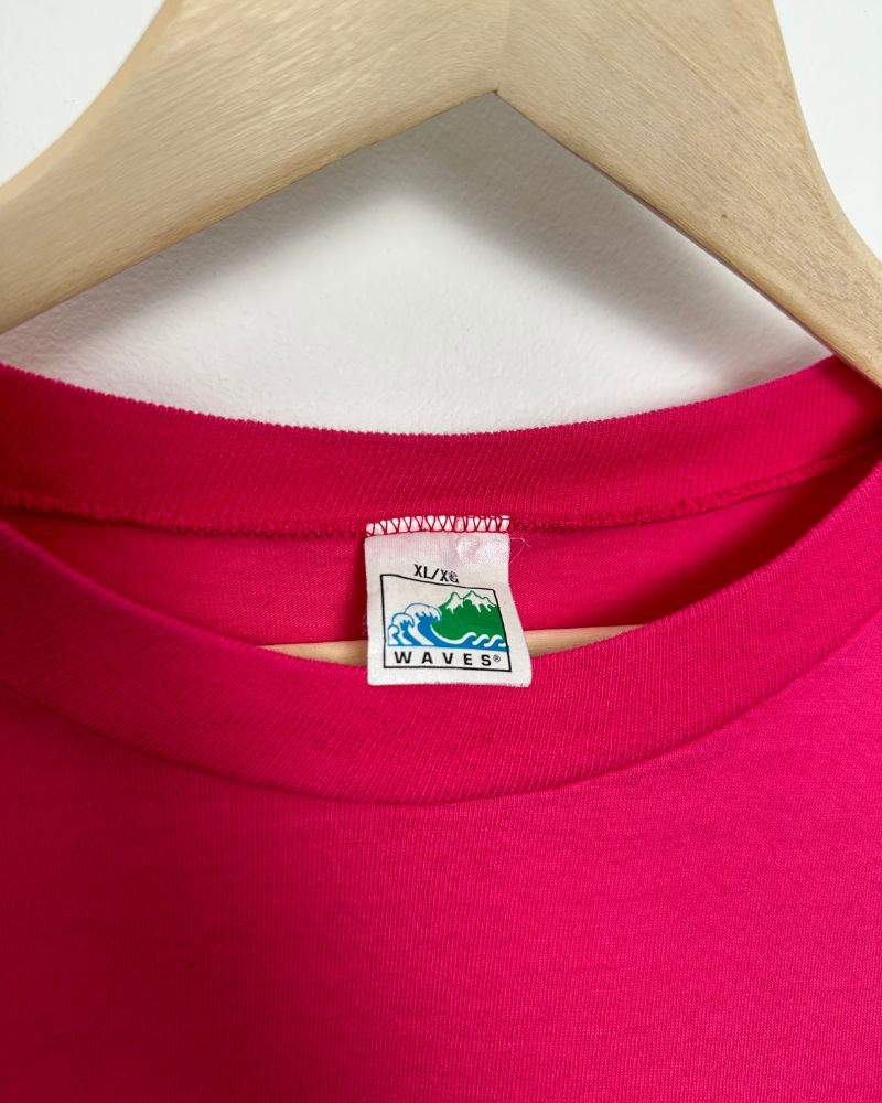 
                  
                    Vintage Hot Pink Single Stitch Essential T-Shirt - Size XL
                  
                