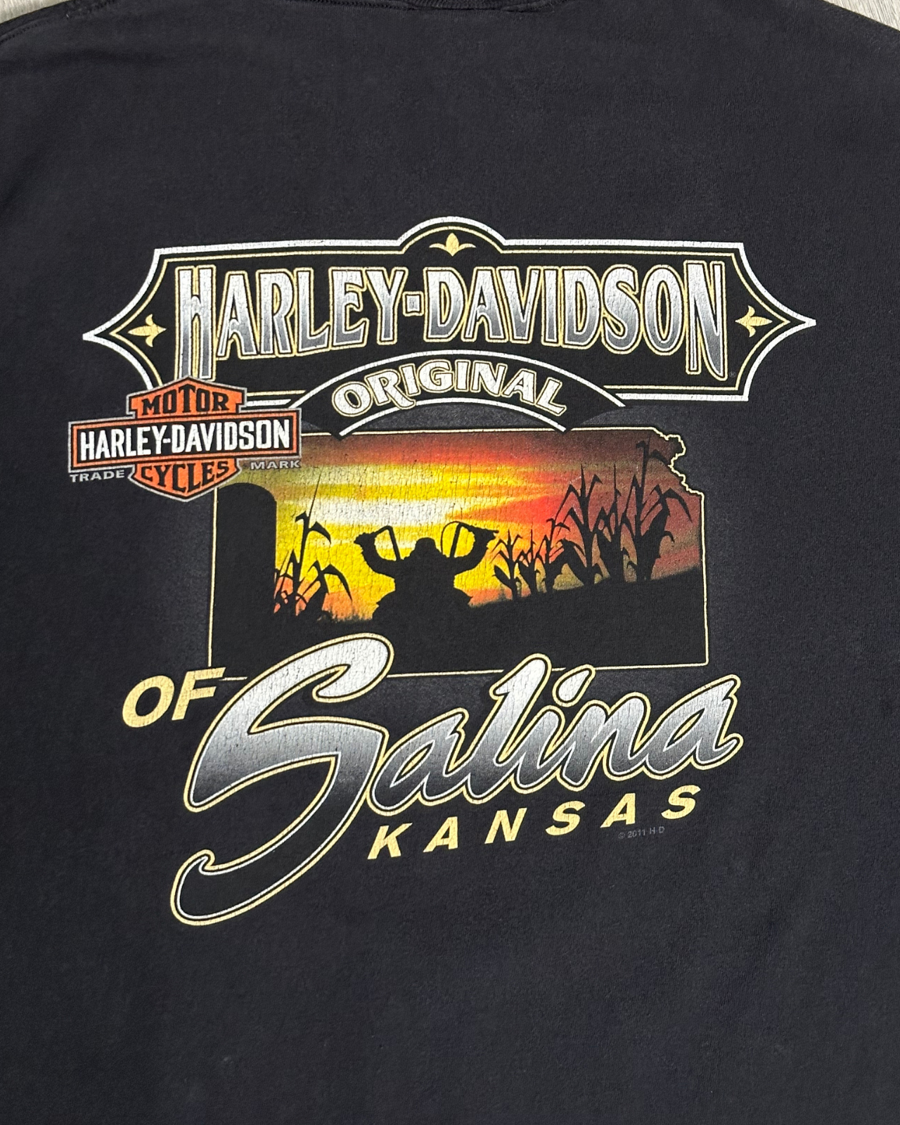 
                  
                    '11 Harley Davidson Salina Kansas T-Shirt - Size XL
                  
                