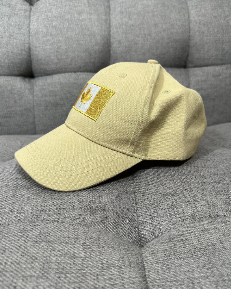 
                  
                    Vintage Gold Canadian Flag Hat
                  
                