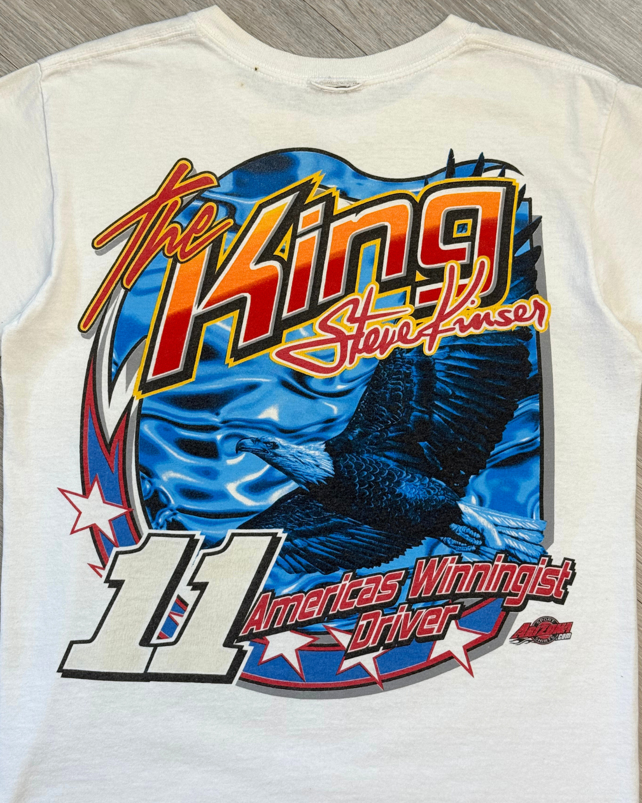
                  
                    Rare Signed Steve Kinser Sprint Car Racing T-Shirt - Size S
                  
                