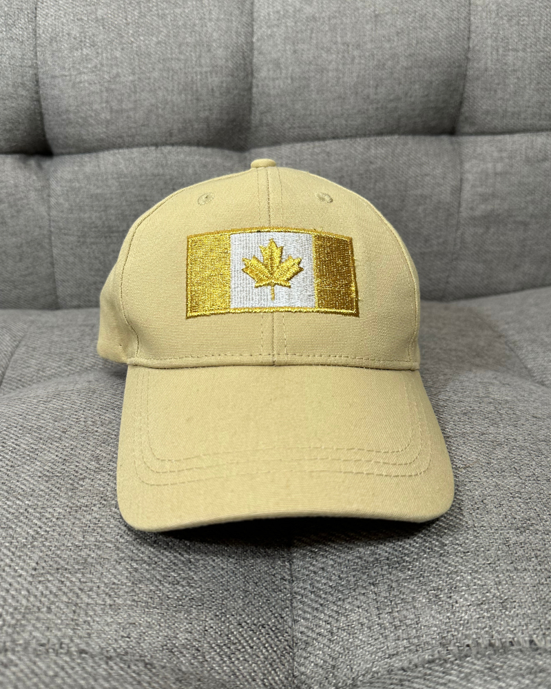 
                  
                    Vintage Gold Canadian Flag Hat
                  
                
