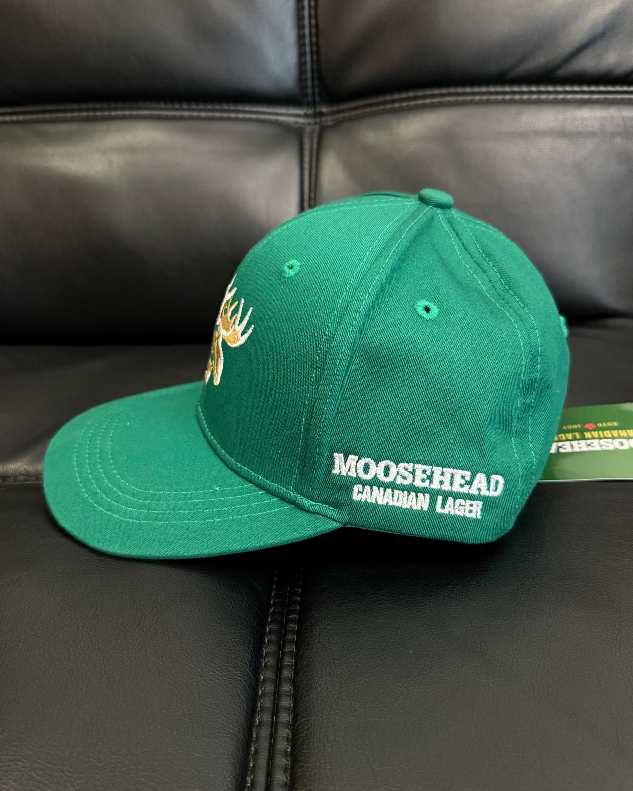 
                  
                    NWT - Moosehead Lager Beer Promo Snapback Hat
                  
                