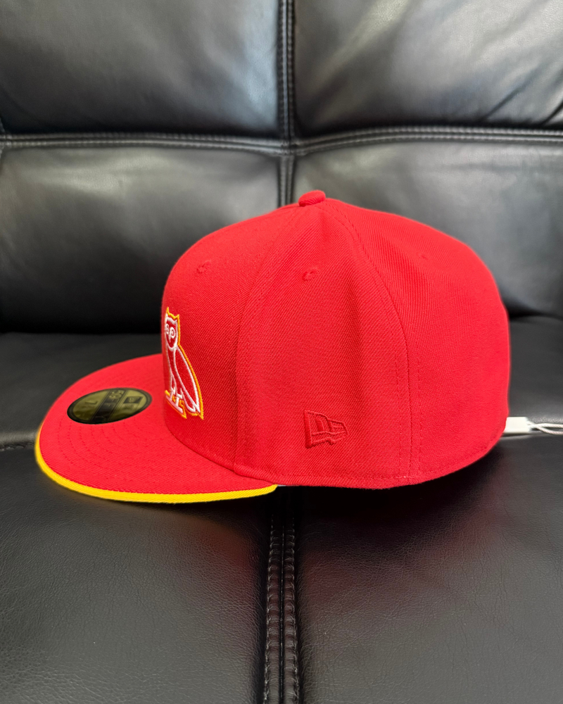 
                  
                    NWT - October's Very Own OVO x New Era x NFL Kansas City Chiefs Fitted Hat - Size 7 3/4
                  
                