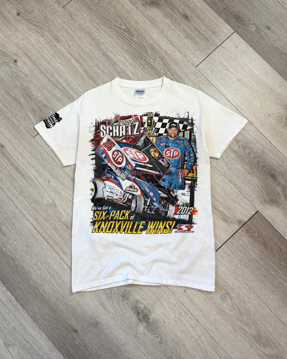'12 Donny Schatz Six-Time Knoxville Nationals Champion Sprint Car T-Shirt - Size S