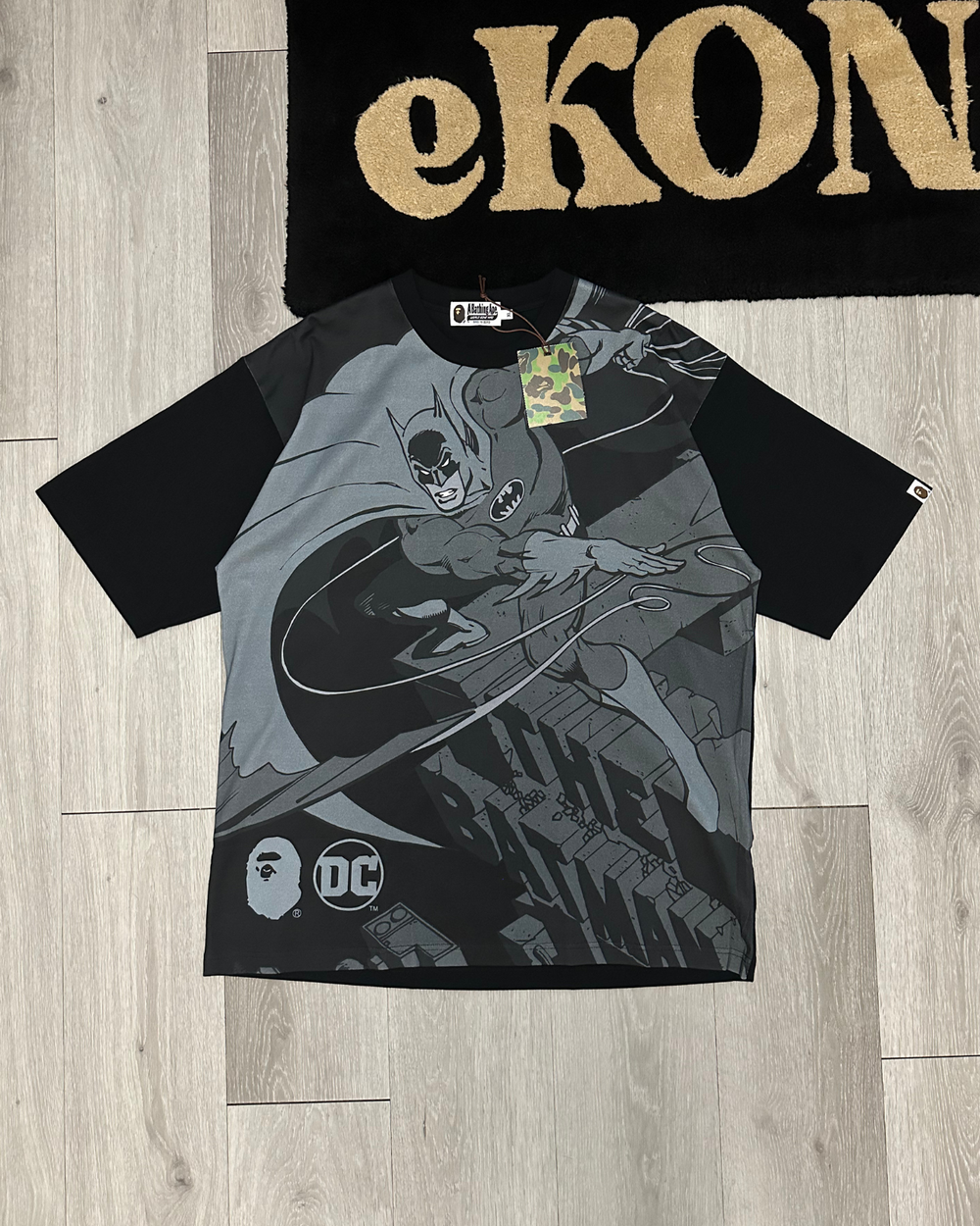 NWT - FW/20 BAPE x DC Batman AOP Relaxed T-Shirt - Size XL