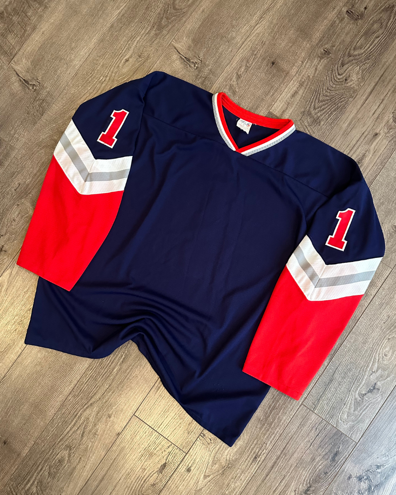
                  
                    Vintage Athletic Knit New York Rangers Blank Hockey Jersey - Size XXL
                  
                