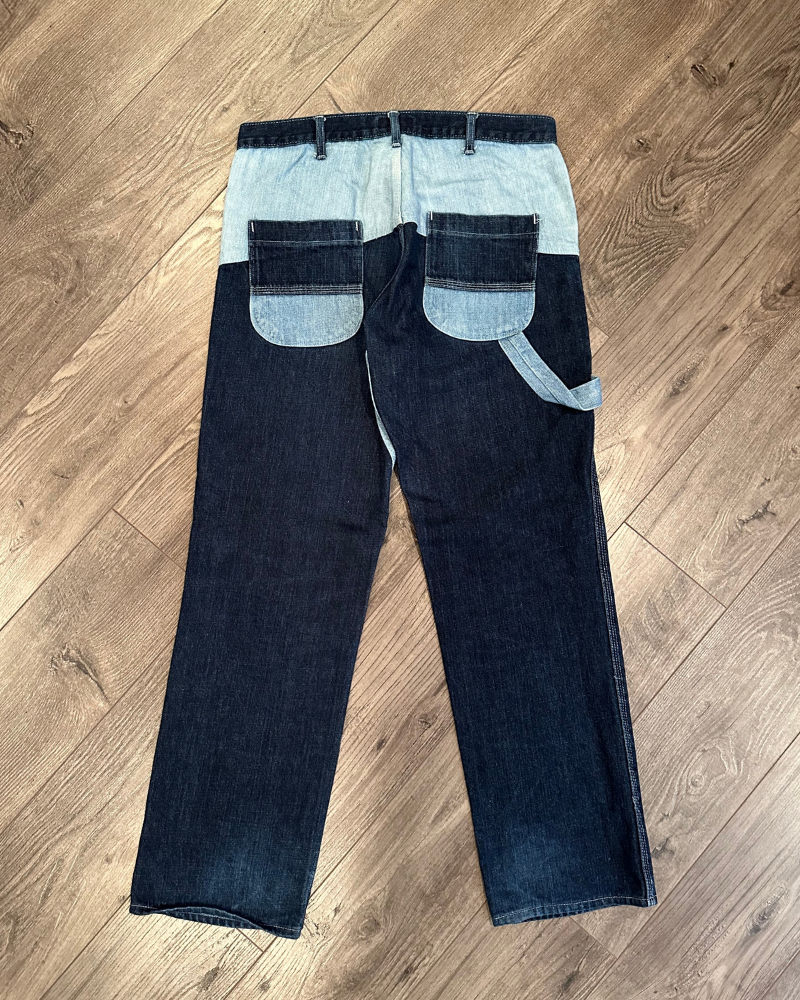 Vintage Two-Tone Carpenter Pants - Size 32x30