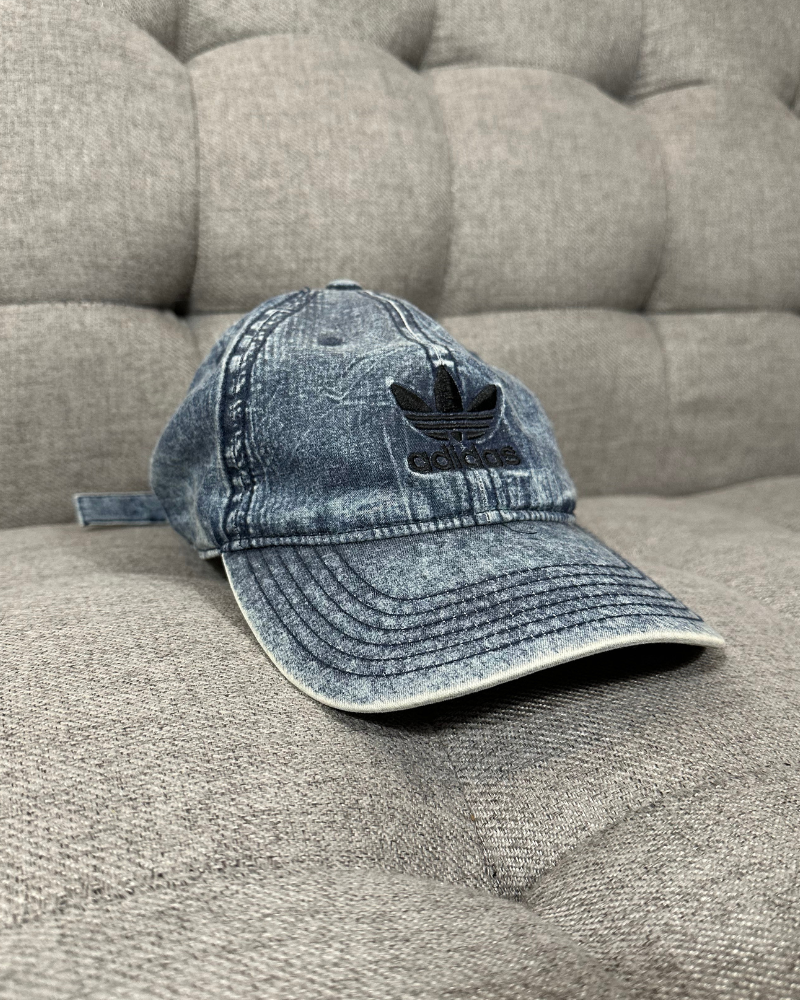 Adidas relaxed denim baseball 2024 hat