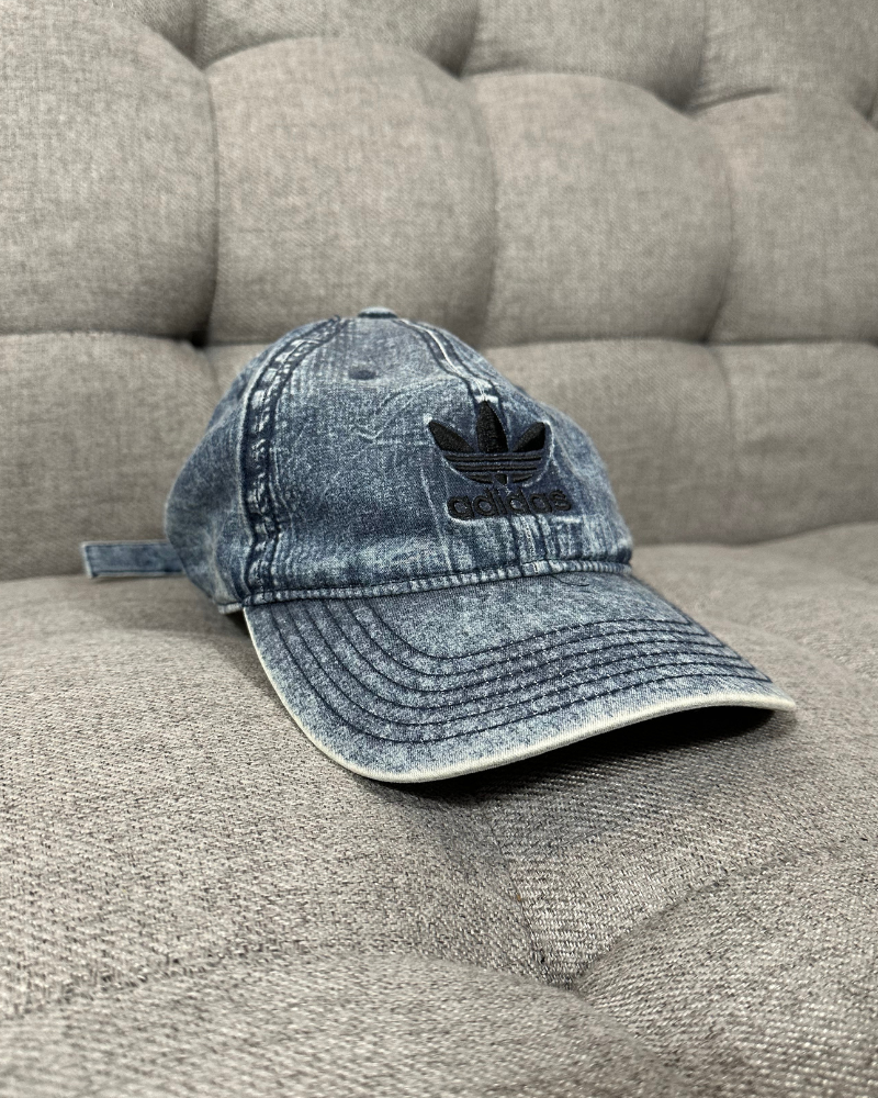 Adidas denim hat mens sales