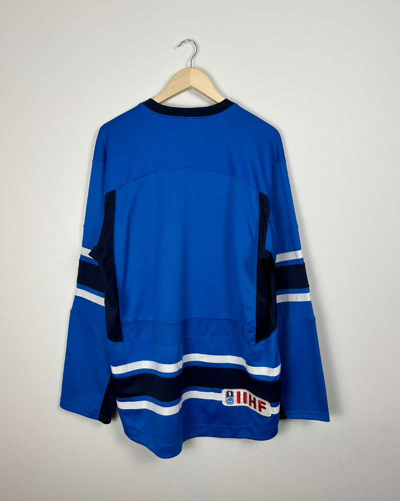 
                  
                    Vintage Nike 2010 Olympics Team Finland Hockey Jersey - Size M
                  
                