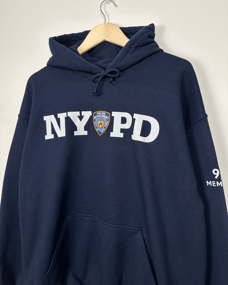 
                  
                    Vintage NYPD 9/11 Memorial Hoodie - Size L
                  
                