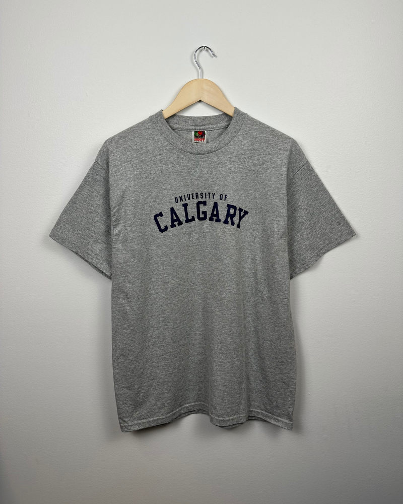
                  
                    Vintage University of Calgary Fruit of The Loom T-Shirt - Size  L
                  
                
