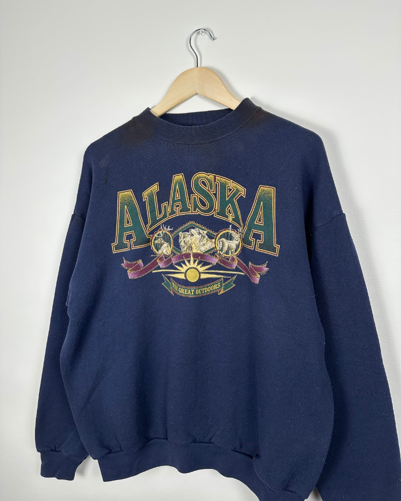 
                  
                    Vintage Tultex Alaska Crewneck - Size L
                  
                