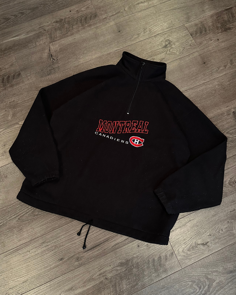 
                  
                    Vintage 90s Montreal Canadians NHL 1/2-Zip Fleece - Size XXL
                  
                