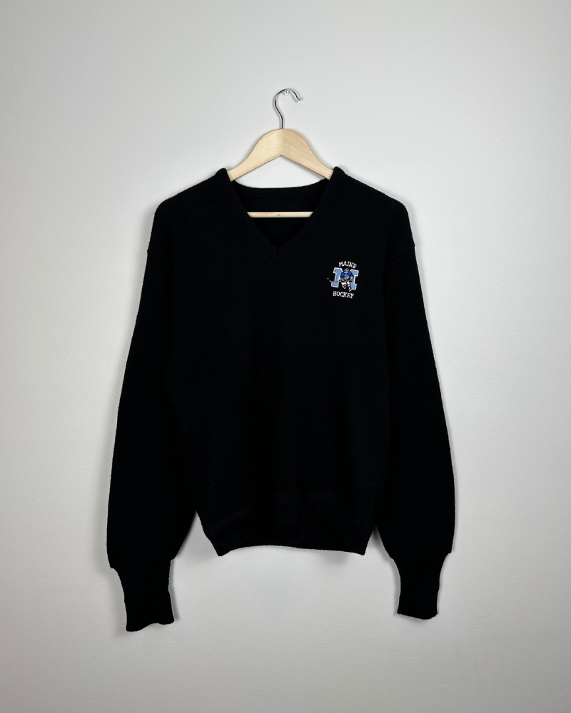 
                  
                    Vintage University of Maine Hockey NCAA Acrylic Sweatshirt - Size M
                  
                