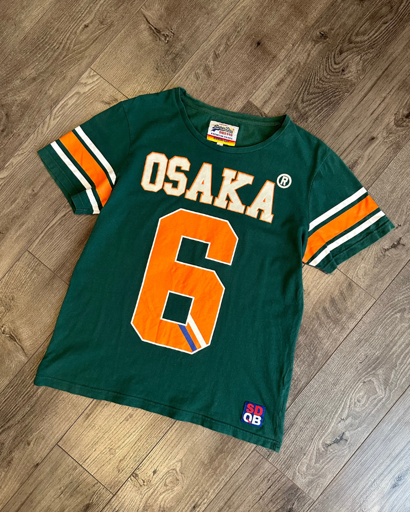 
                  
                    Vintage Superdry Osaka 6 T-Shirt - Size L
                  
                