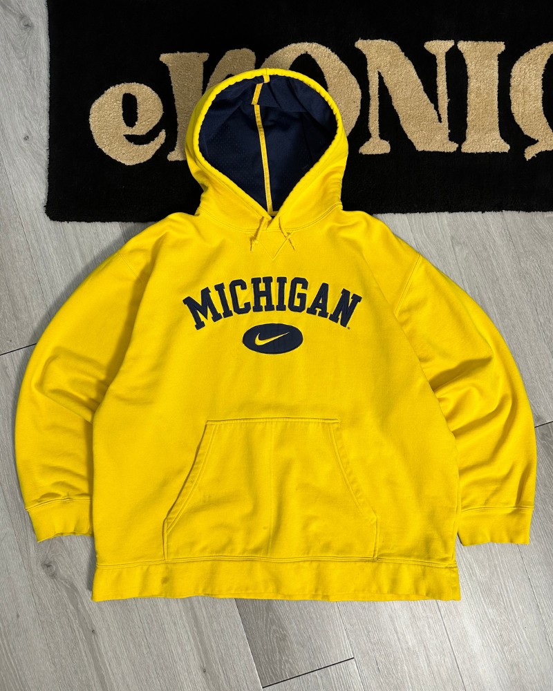 Vintage Nike University of Michigan Hoodie - Size XXL