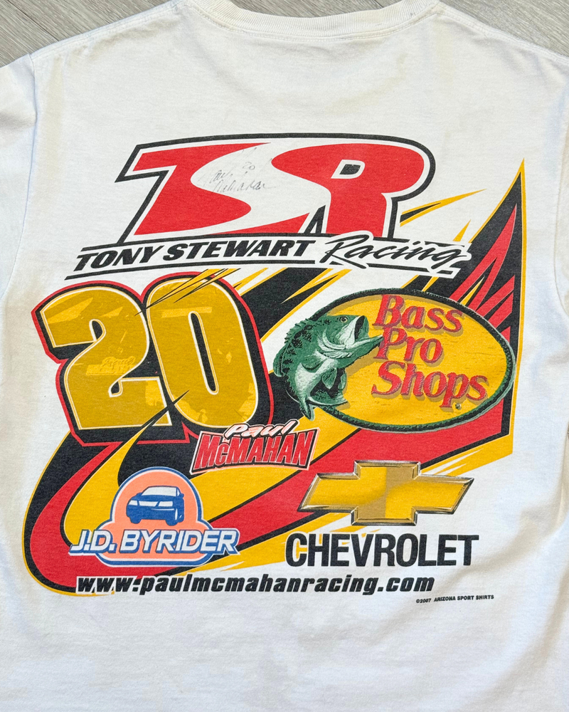 
                  
                    Rare '07 Signed Paul McMahan Sprint Car Racing T-Shirt - Size S
                  
                