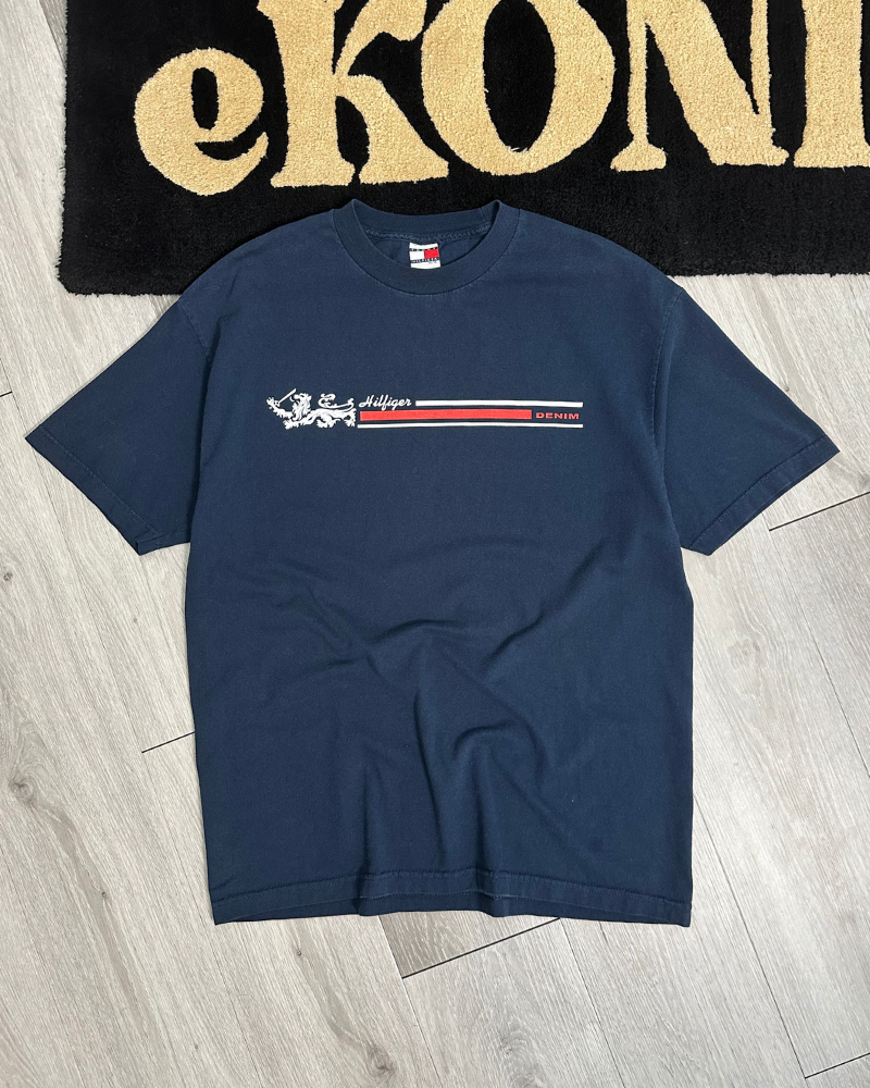 Vintage 90s Tommy Hilfiger Denim T-Shirt - Size XL