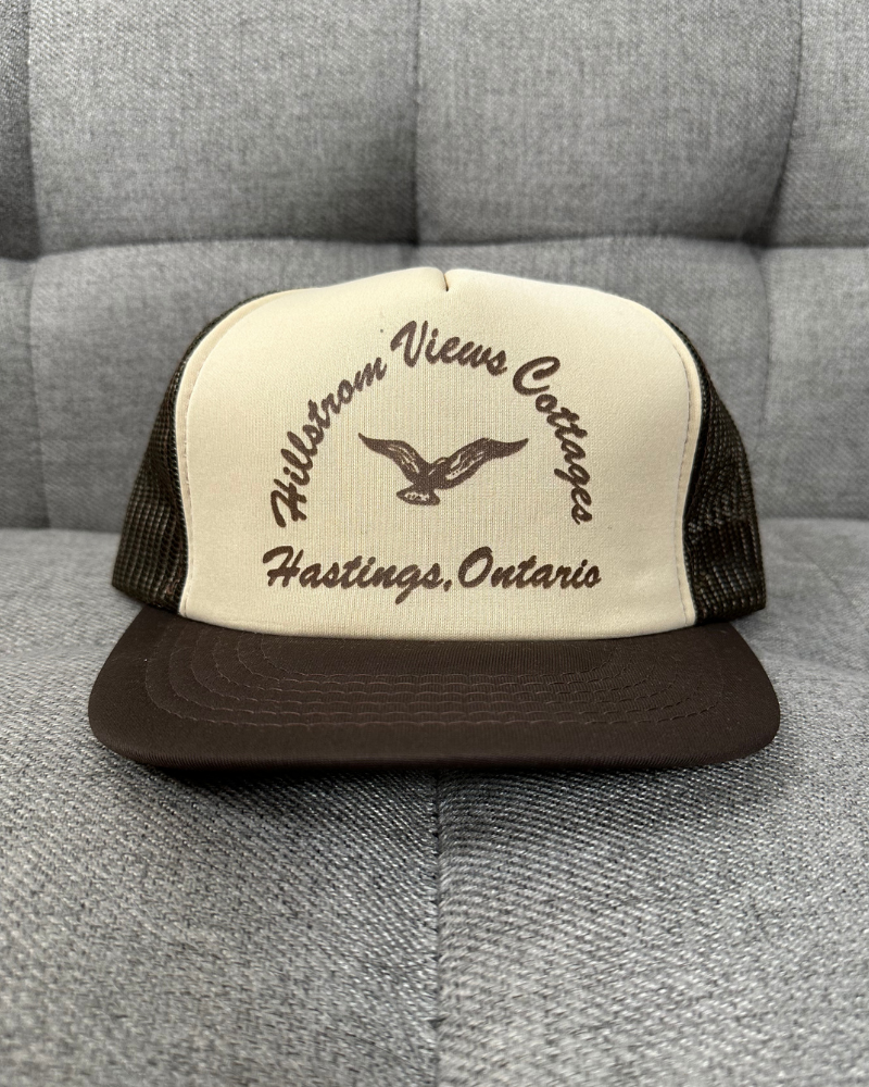Vintage Hillstrom Views Cottages Trucker Hat