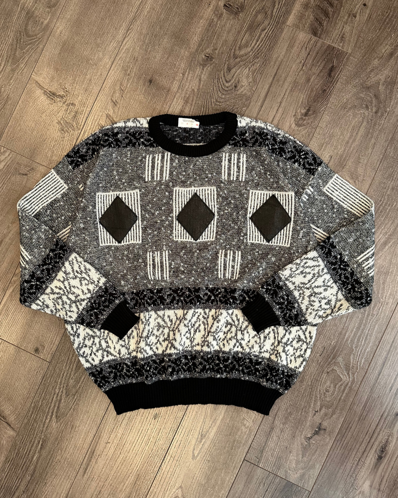 Vintage Porto Bello Knit Sweatshirt - Size L