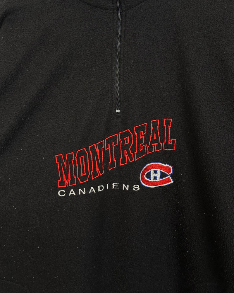 
                  
                    Vintage 90s Montreal Canadians NHL 1/2-Zip Fleece - Size XXL
                  
                