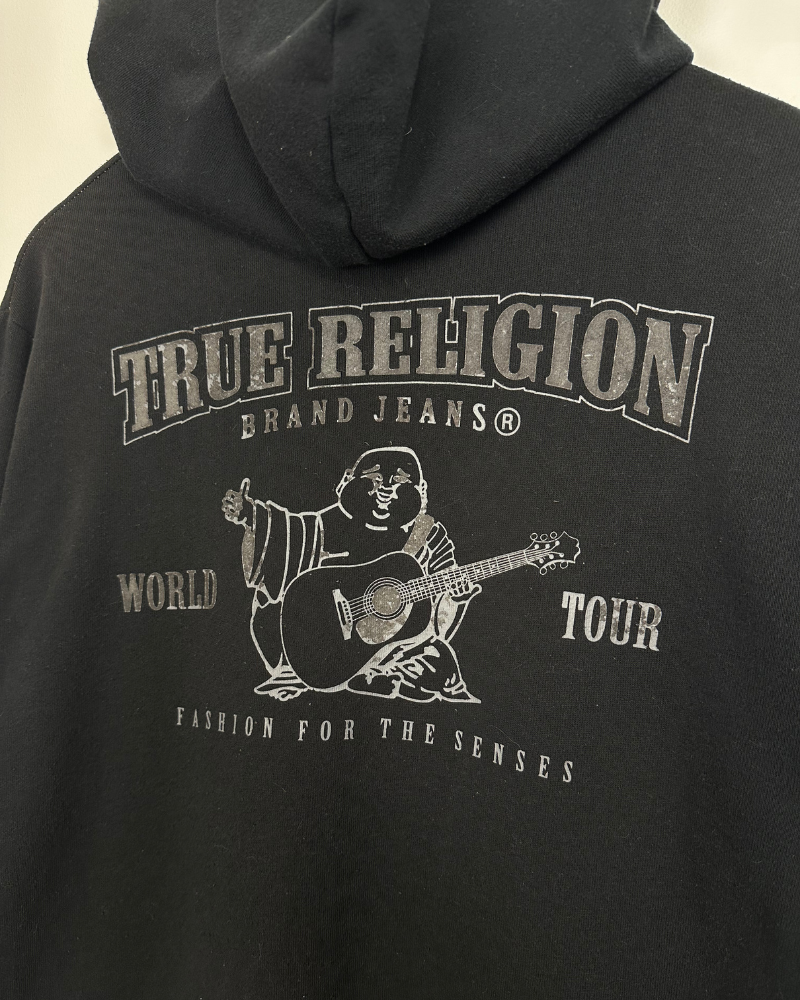 
                  
                    Vintage True Religion Zip-Up Hoodie - Size XL
                  
                