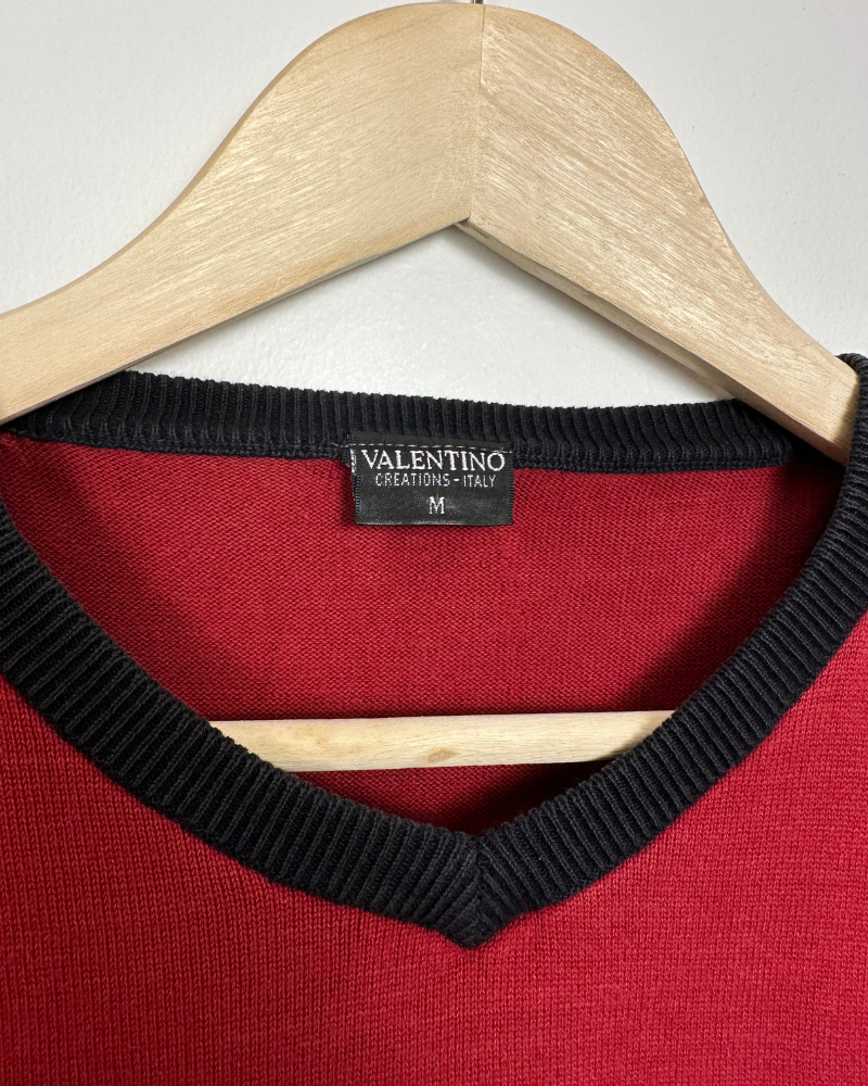 
                  
                    Vintage Valentino V-Neck T-Shirt - Size S
                  
                
